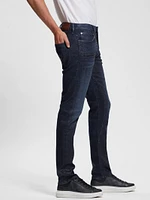 Tapered Zip Pocket Jeans