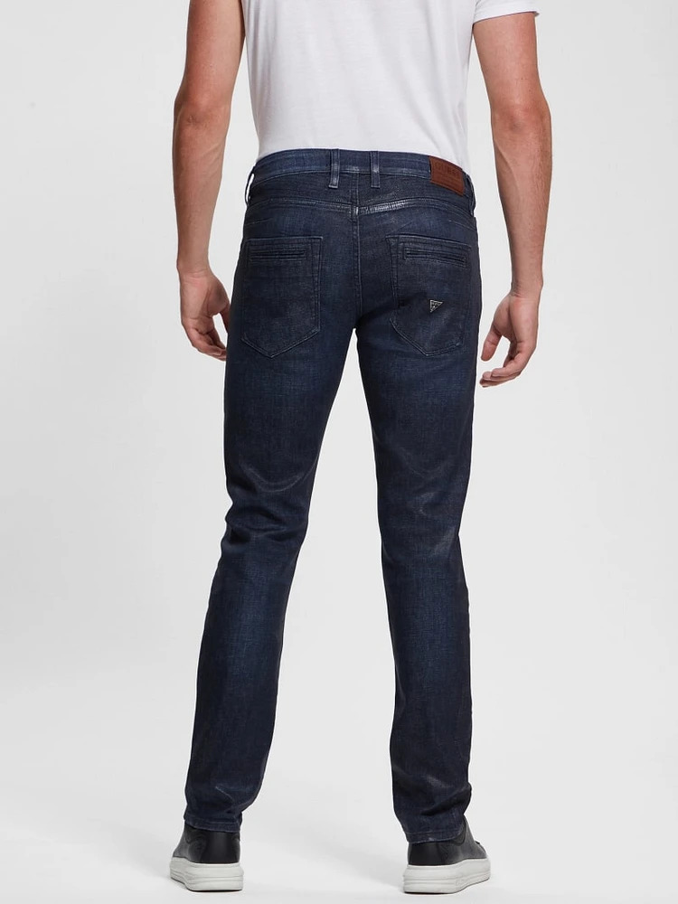 Tapered Zip Pocket Jeans