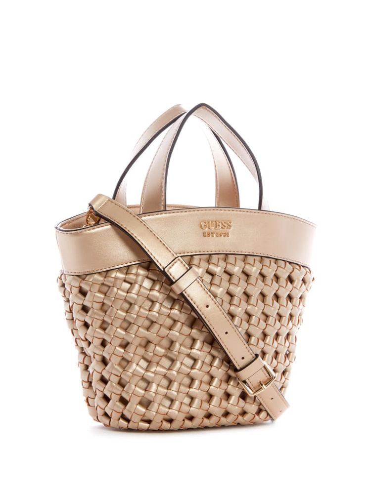 Silvana Colorful Straw Mini Tote