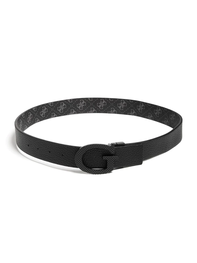 Reversible Charcoal Quattro G Belt