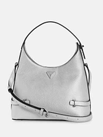 Rosalba Small Metallic Hobo Crossbody