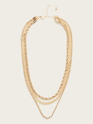 14K Gold-Plated Layered Necklace