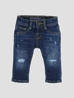 Distressed Slim Denim Jeans (3m-7)