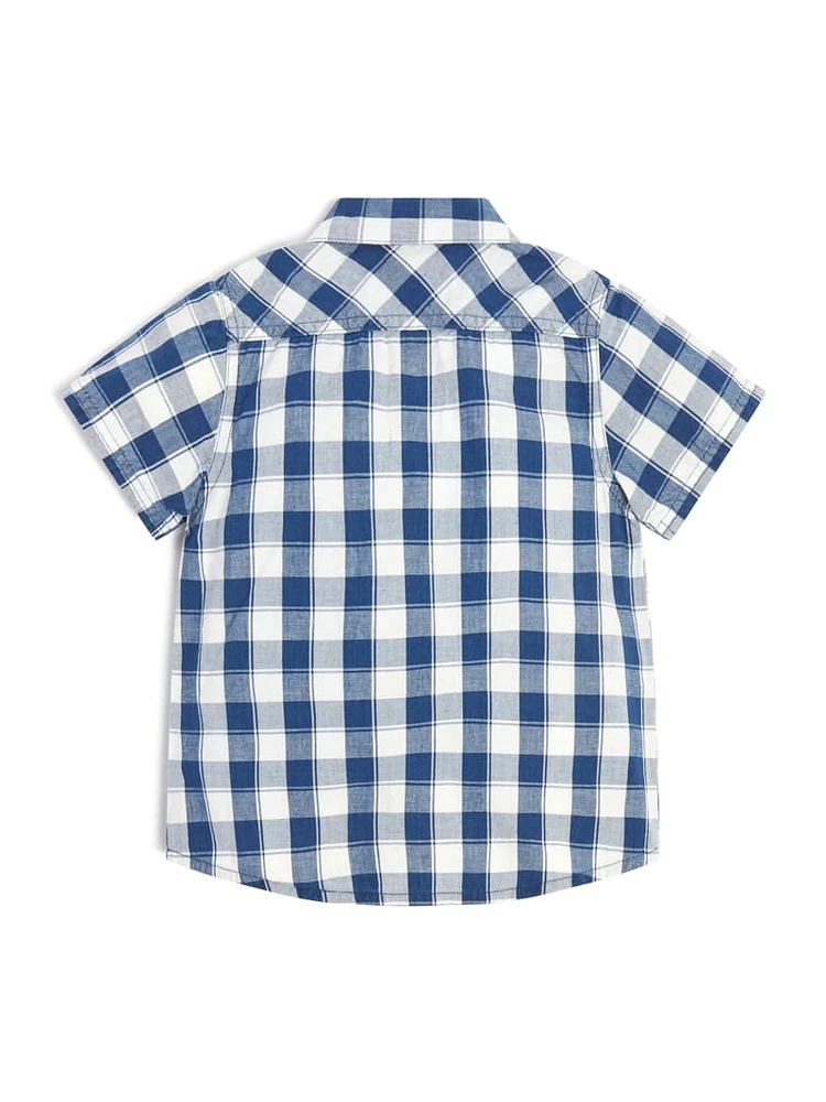 Plaid Poplin Shirt (3M-7)