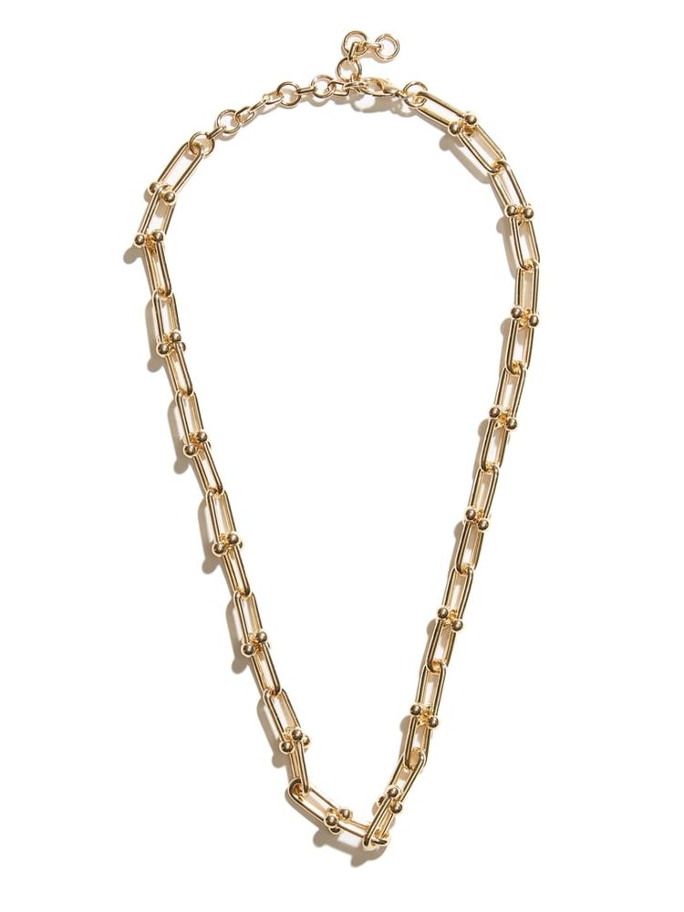 14KT Gold-Plated Paperclip Chain Necklace