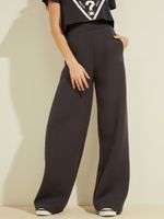 Eco Logo Tape Scuba Wide-Leg Pants