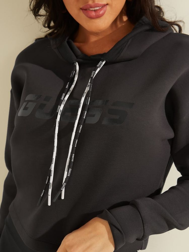 Double Drawstring Hooded Sweatshirt