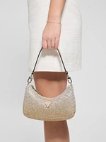 Zalina Ombré Rhinestone Mini Shoulder Bag