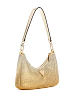 Zalina Ombré Rhinestone Mini Shoulder Bag
