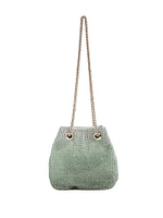 Zalina Ombré Rhinestone Pouch