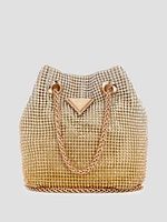 Zalina Ombré Rhinestone Pouch