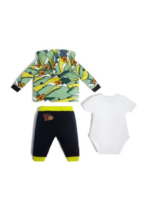 Graphic Hoodie, Bodysuit and Pants Set (0-24M)