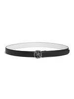 Kristi Reversible Quattro G Skinny Belt