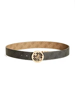 Lana Faux-Leather Signature Belt