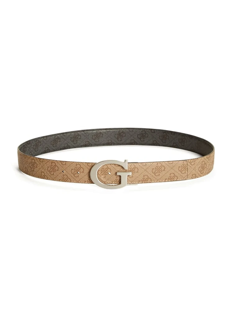 Trey Faux-Leather Signature Belt