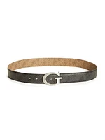 Trey Faux-Leather Signature Belt