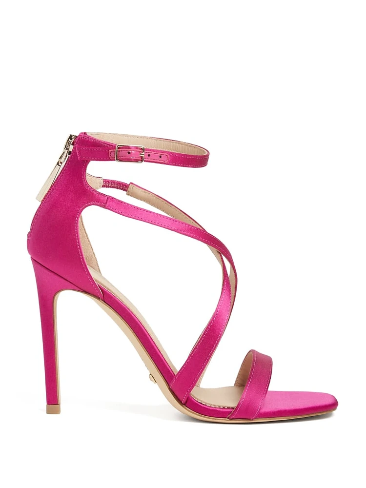 Satin Strappy Heel