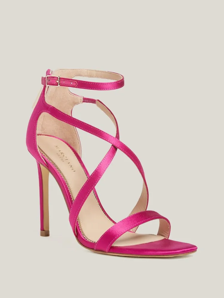 Satin Strappy Heel