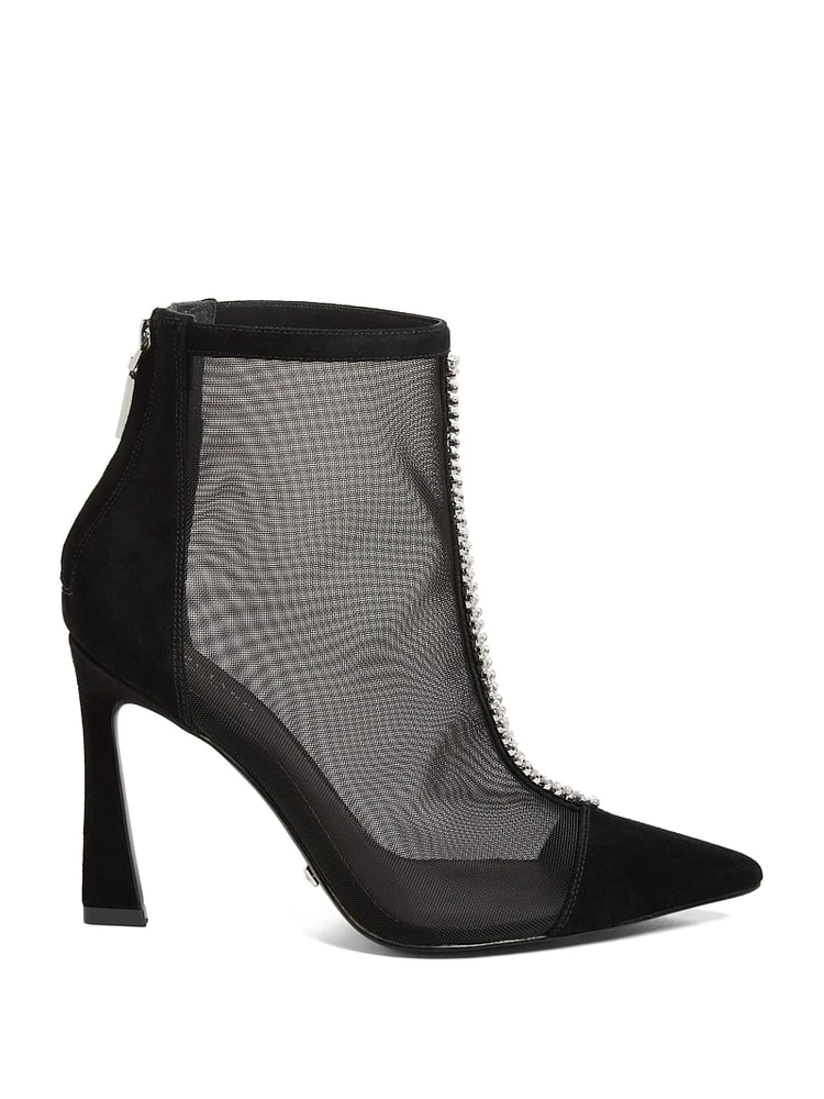 Fearne Embellished Mesh Ankle Bootie