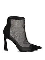 Fearne Embellished Mesh Ankle Bootie