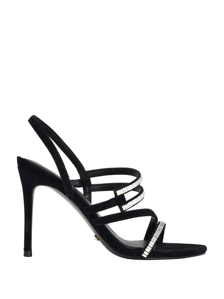 Kaden Crystal Strappy Heel