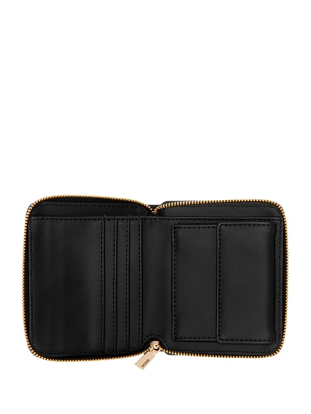 Elenia Quilted Small Zip-Around Wallet