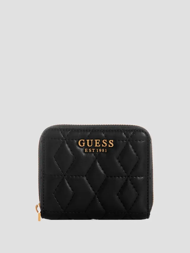 GUESS Elenia Quilted Top-Zip Mini Crossbody