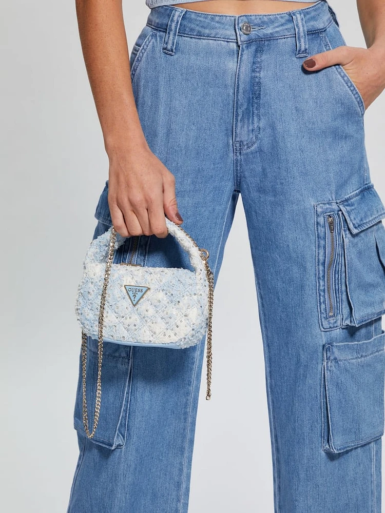 Rianee Denim Mini Hobo