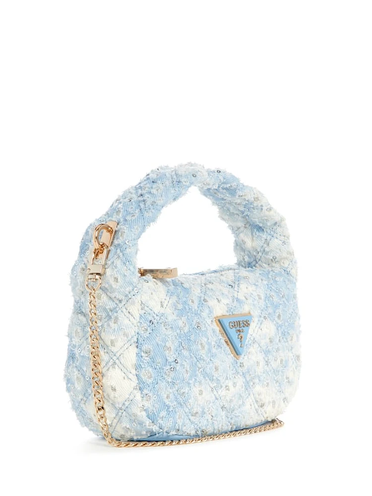 Rianee Denim Mini Hobo