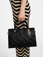 Eco Adelasia Quilted Logo Satchel