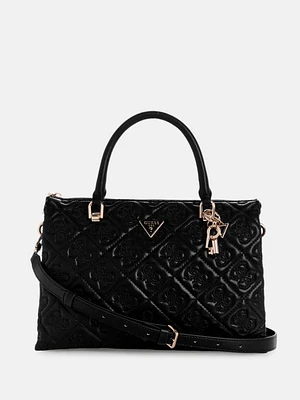 Eco Adelasia Quilted Logo Satchel