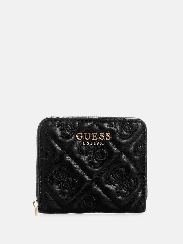 Eco Adelasia Quilted Logo Small Wallet