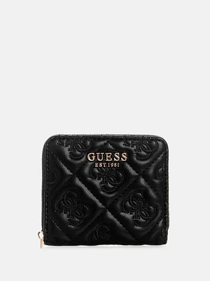 Eco Adelasia Quilted Logo Small Wallet