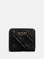 Eco Adelasia Quilted Logo Small Wallet