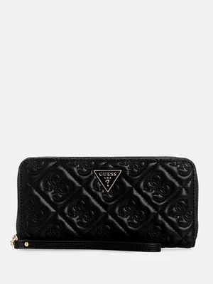 Eco Adelasia Quilted Logo Large Wallet