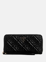 Eco Adelasia Quilted Logo Large Wallet