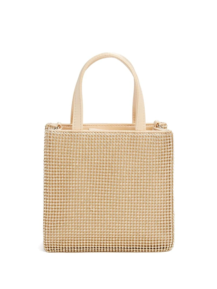 Lua Rhinestone Mini Tote