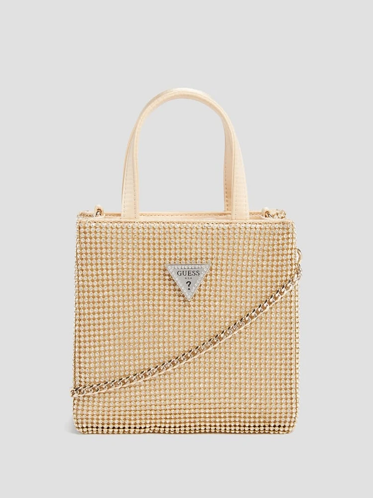 Lua Rhinestone Mini Tote
