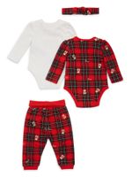 2-Piece Plaid Bodysuits and Pants Set (0-24M)