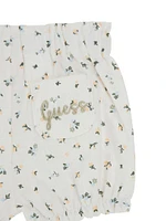 Eco Floral Tee, Shorts and Bucket Hat Set (0-12M)