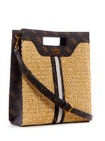 Kasinta Raffia Mini Cutout Tote