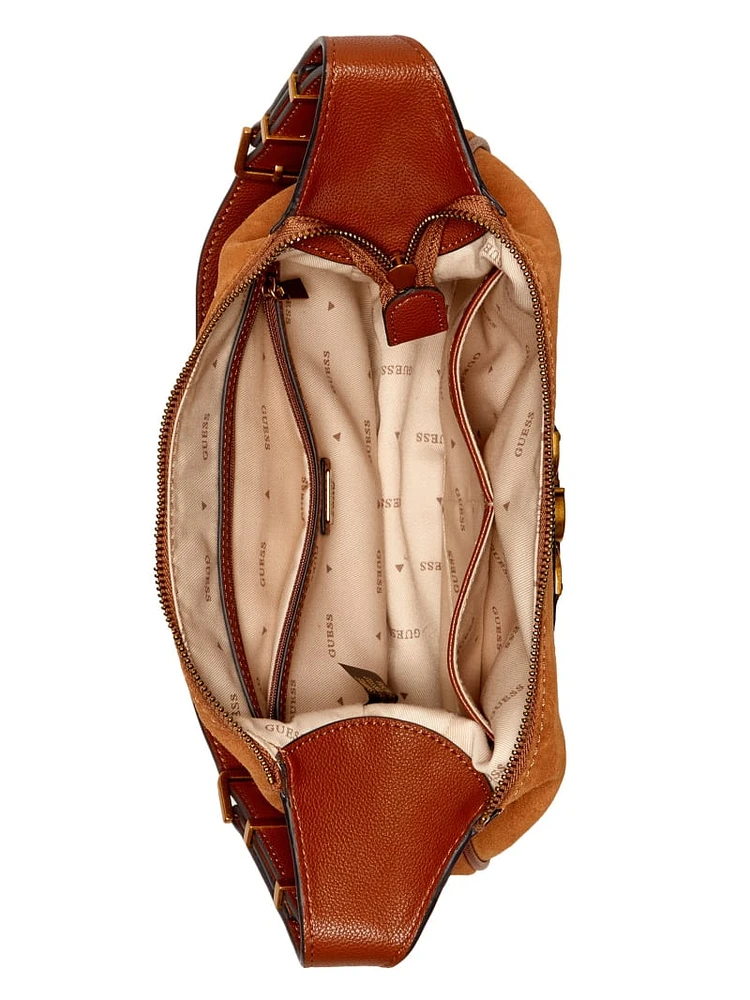 Malva Suede Hobo Bag