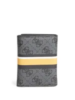 Sig Logo Stripe Trifold Wallet