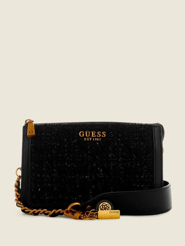 guess abey multi compartment shoulder bag