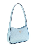 Arnela Debossed Logo Shoulder Bag