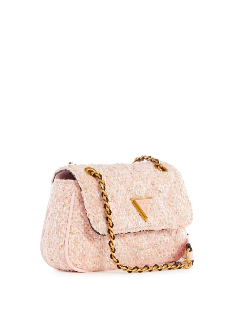 Giully Tweed Mini Convertible Crossbody