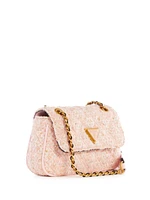 Giully Tweed Mini Convertible Crossbody