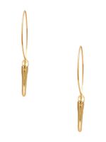 14K Gold-Plated Hook Hoop Earring