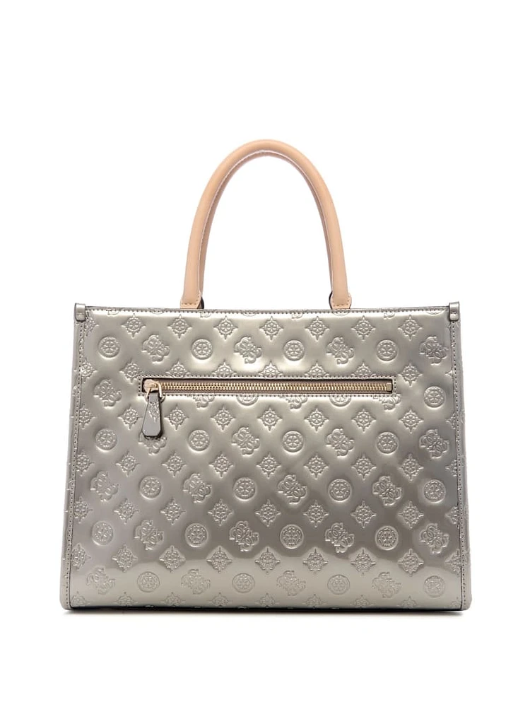 Arnela Debossed Logo Girlfriend Tote