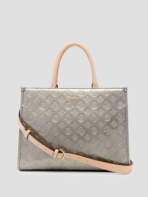 Arnela Debossed Logo Girlfriend Tote